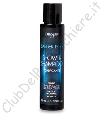 Dikson Barber Pole Shampoo – 100 Ml, SLS-frei, Für Herren